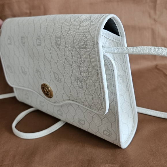 Women's Christian Dior White Leather Crossbody Bag  (Limited Edition) - Picture 8 of 16